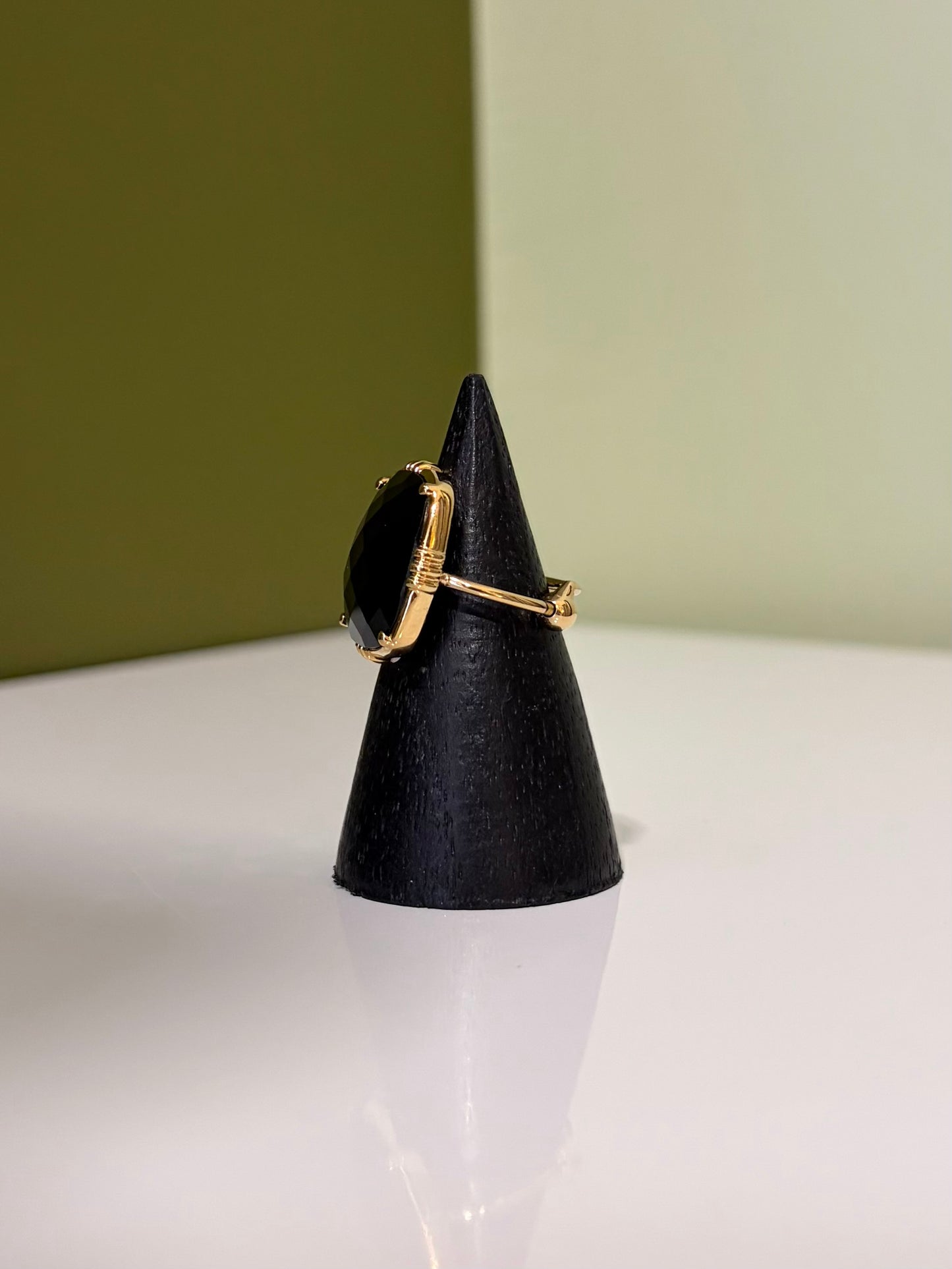 Bague Carrée Facetée - Au Fil De LO
