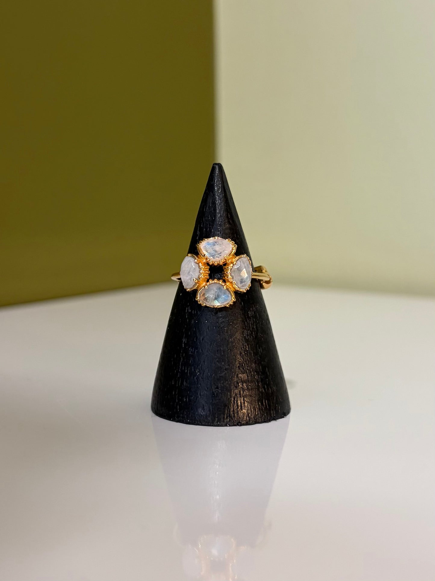 Bague Ronde 4 Pierres - Au Fil de LO