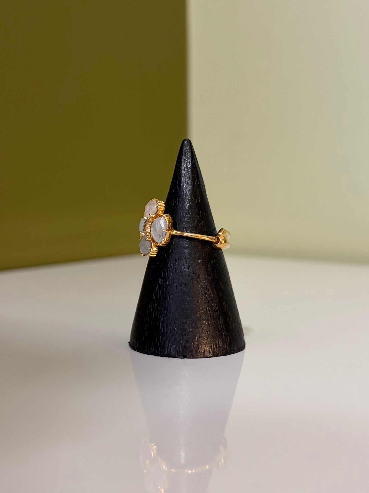 Bague Ronde 4 Pierres - Au Fil de LO