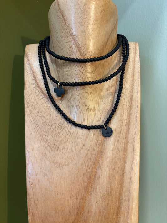 Multi-Tour Agate Noire - Céramique Noire - Maison Joseph