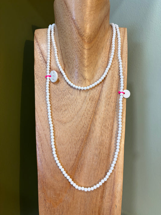 Multi-Tour Agate Blanche - Céramique Blanche - Maison Joseph