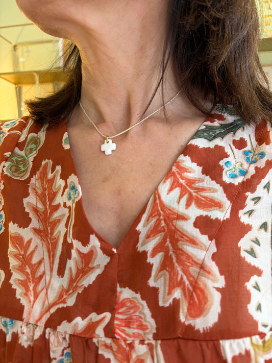 Collier Élastique - Céramique Blanche - Maison Joseph