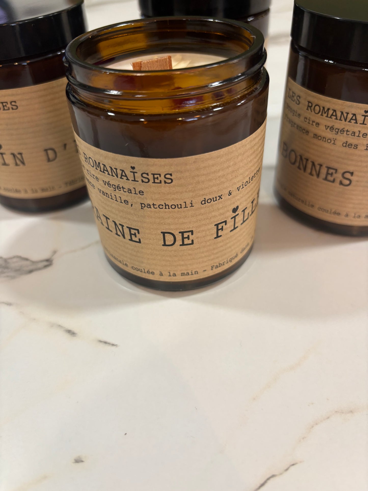 Bougie Graines de Filles - Les Romanaises