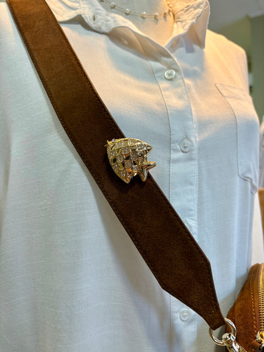 Clip Dorade Strass - La Loge de Suzon