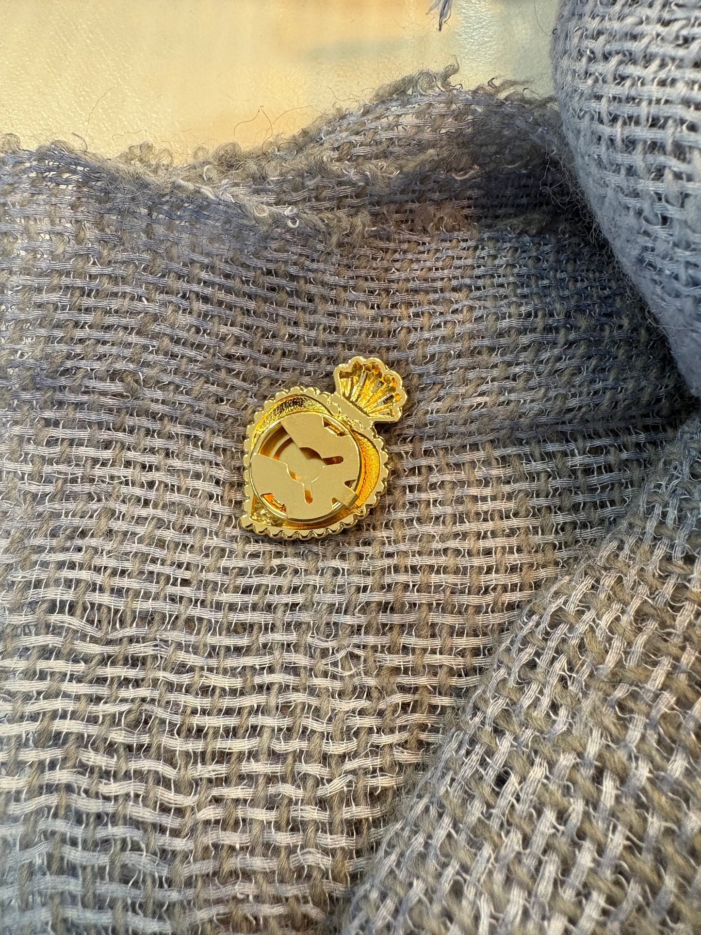 Bijou de Bouton ExVoto Vanille - La Loge de Suzon