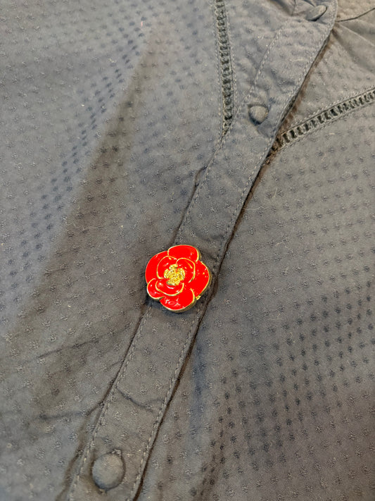 Bijou de Bouton Nicole Rouge 🌹 - La Loge de Suzon