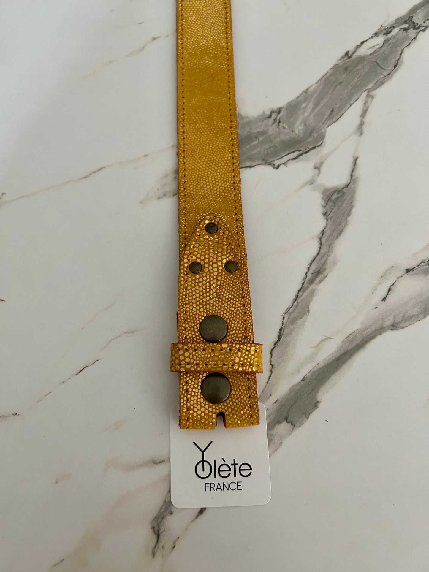 Cuir de Ceinture Snake - 40 mm - Yolète