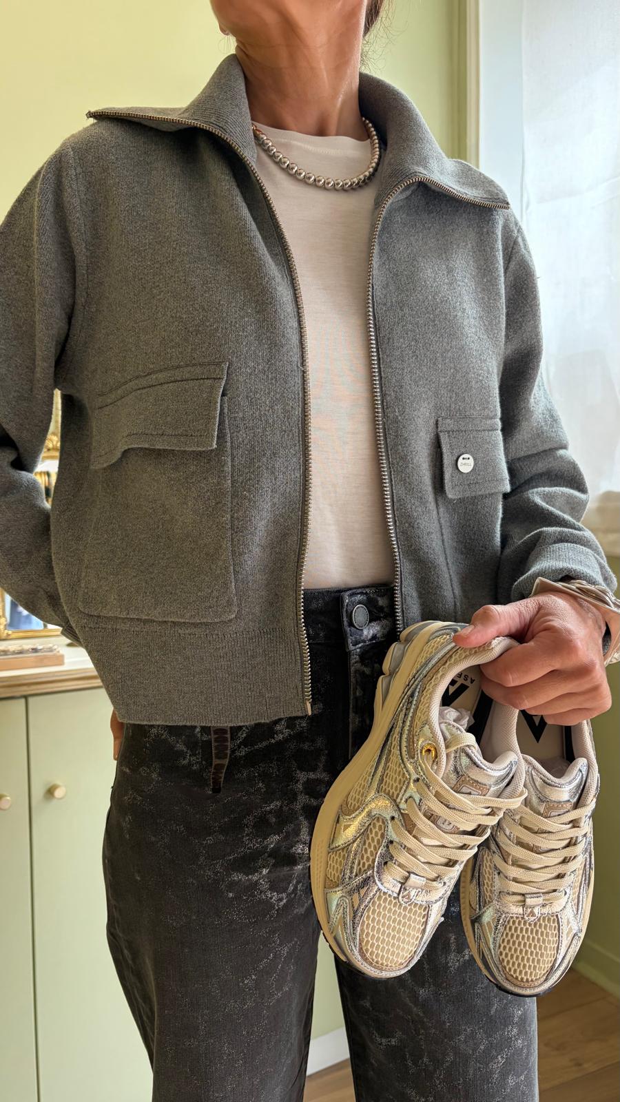 Veste Zippée Zhlindsay - Gris - Zhrill