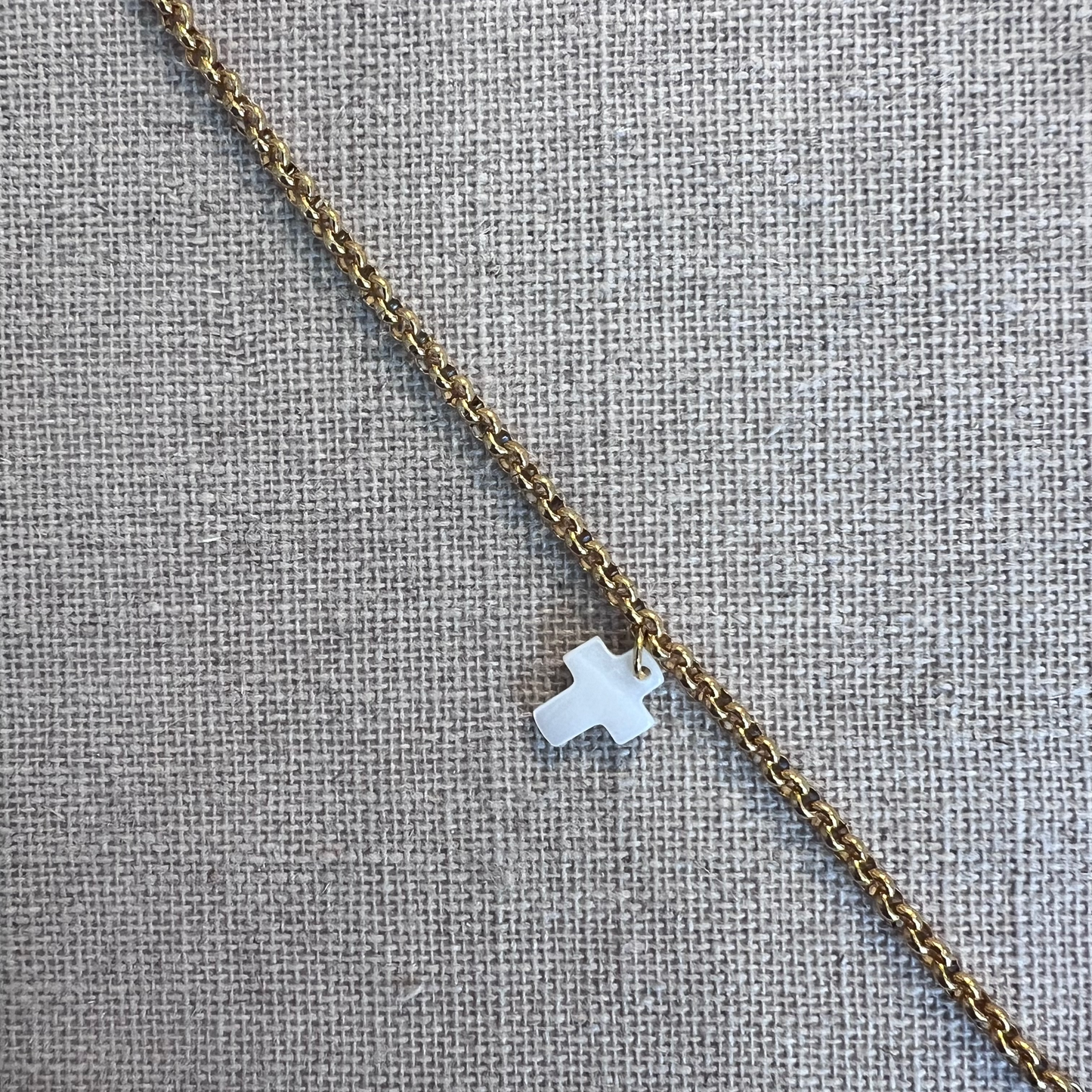 Bracelet Croix Blanche - Coco Loizo