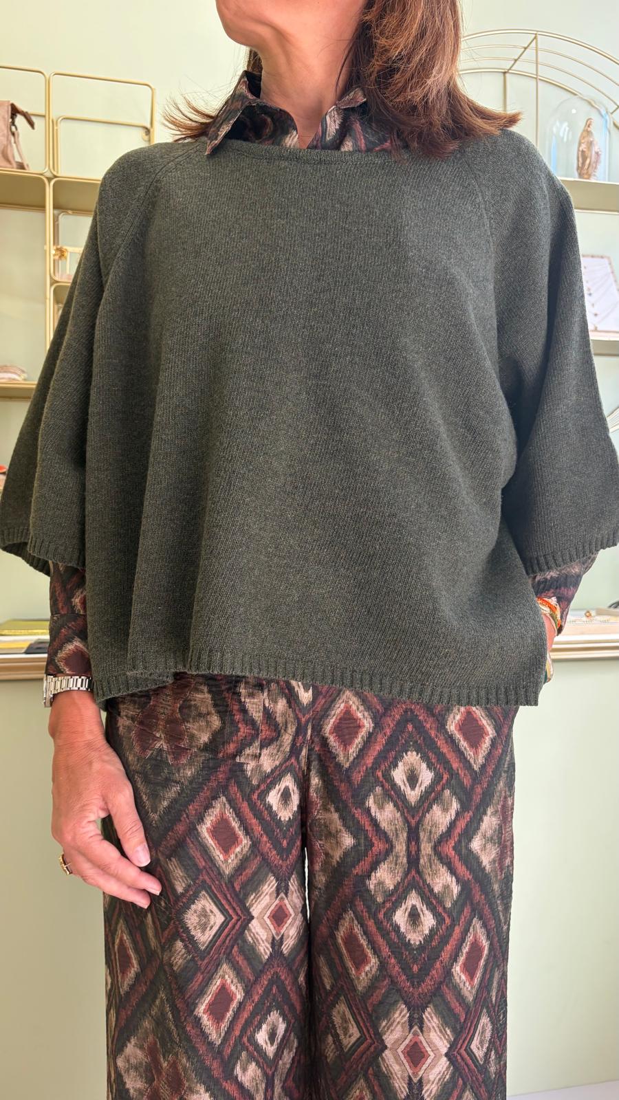 Pull Oversize Gréta - Kaki - Pako Litto