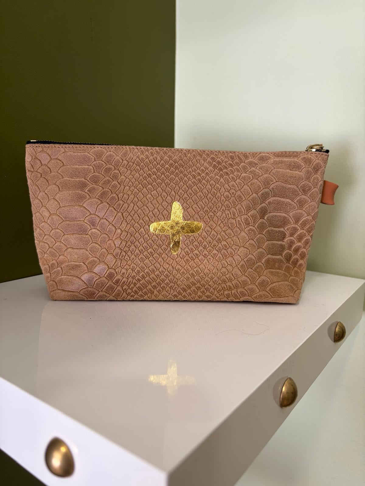 Trousse Mild - Croco Taupe - Isabelle Varin