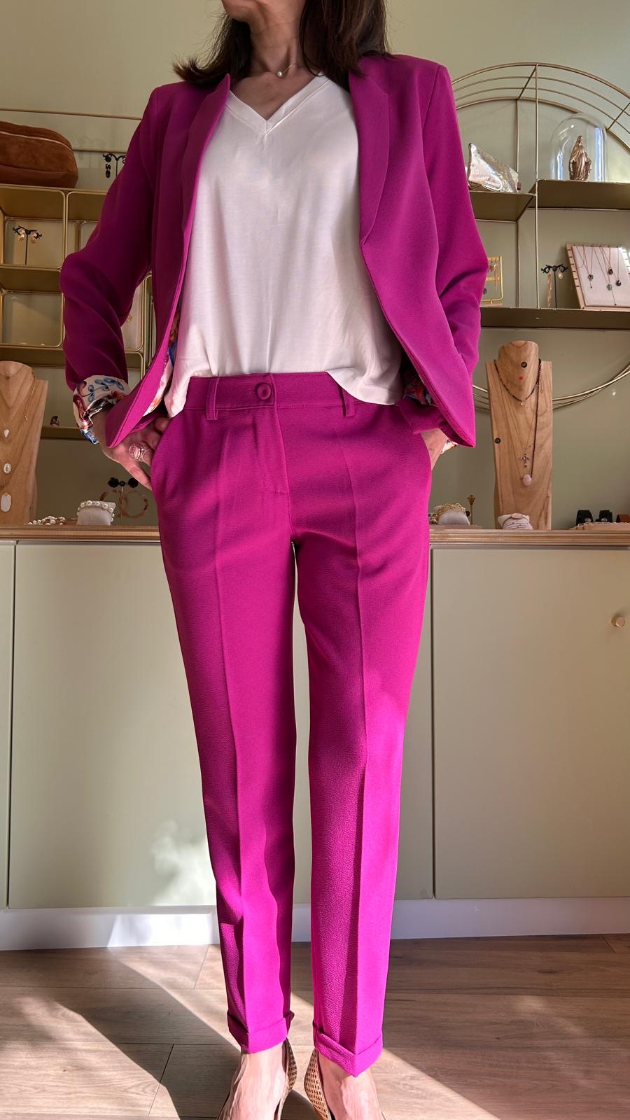 Pantalon 7/8ème Augustin - Orchidée - Pako Litto