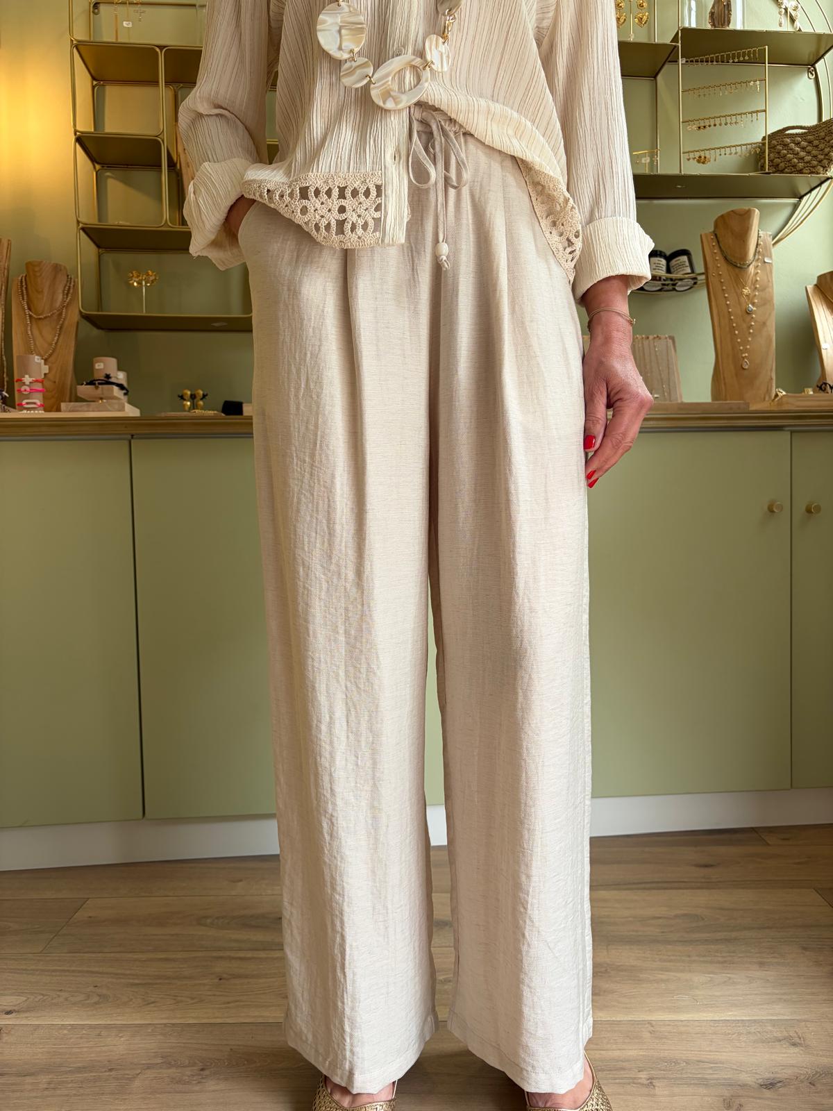 Pantalon Cameron - Écru - Art Love