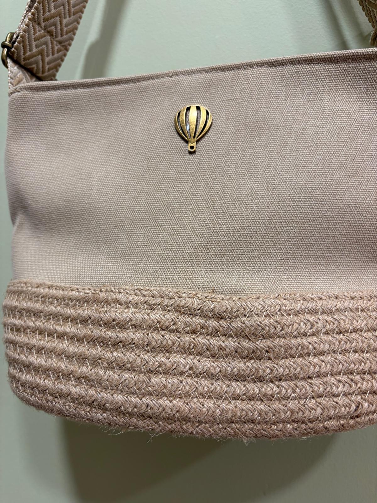 Sac Porté Travers Écru - Caterina - Le Voyage en Panier