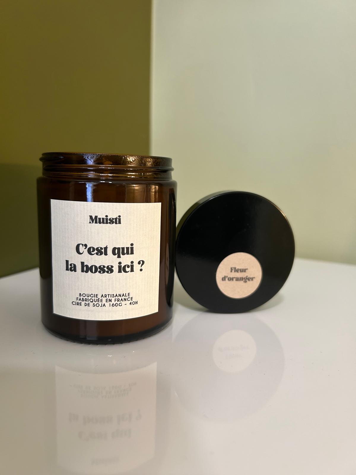 Bougie Parfumée - C'est qui la boss ici ? - Muisti